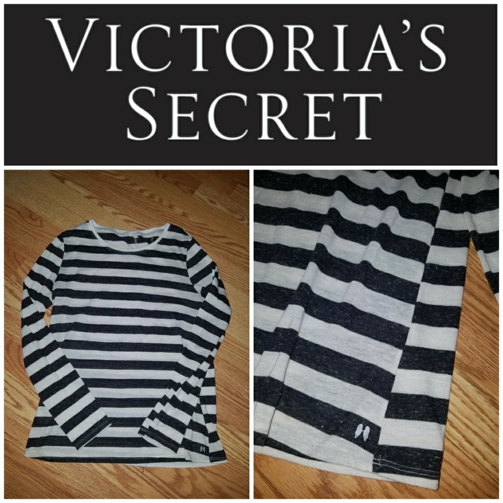 Victoria secret stripped Longsleeve shirt